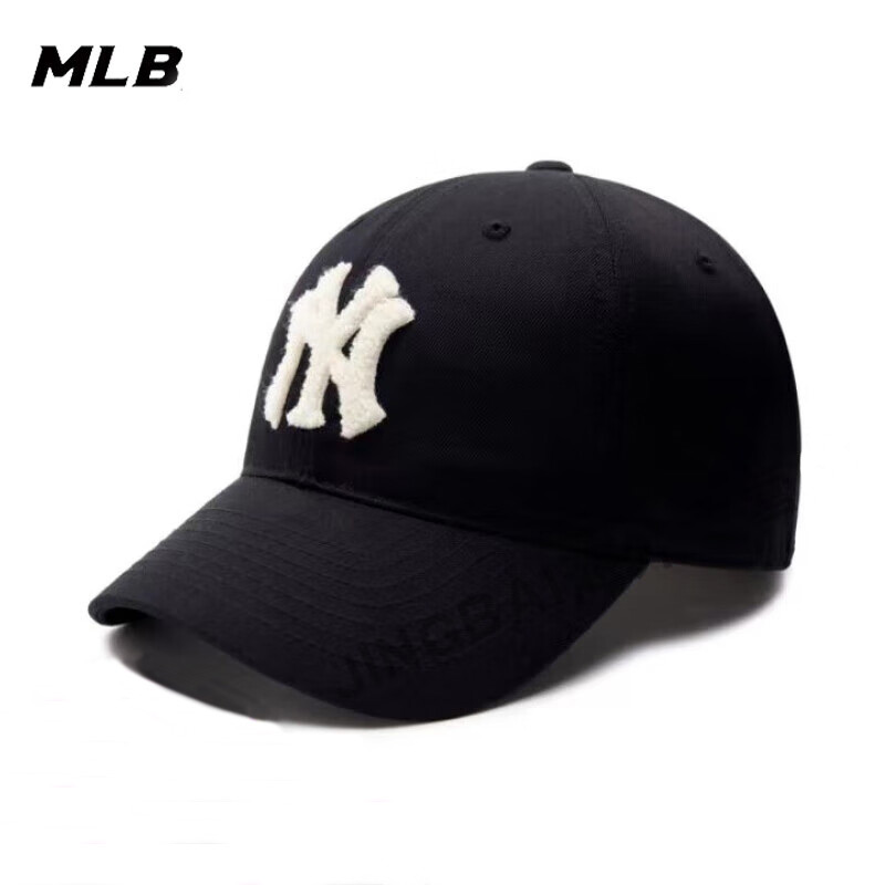 MLB棒球帽秋季中性百搭毛绒刺绣3ACPV043N-50BKS时尚户外