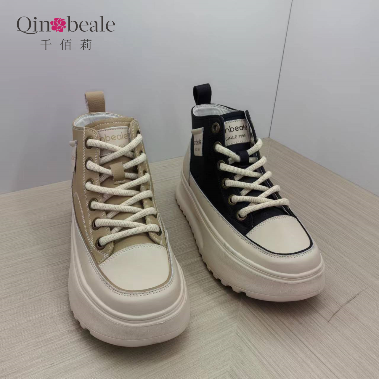 千佰莉休闲舒适百搭时尚女单靴H1220女鞋A027