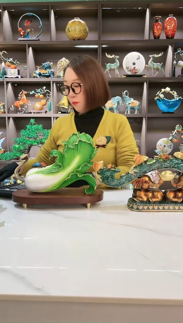 【闪购商品】书法白菜+如意