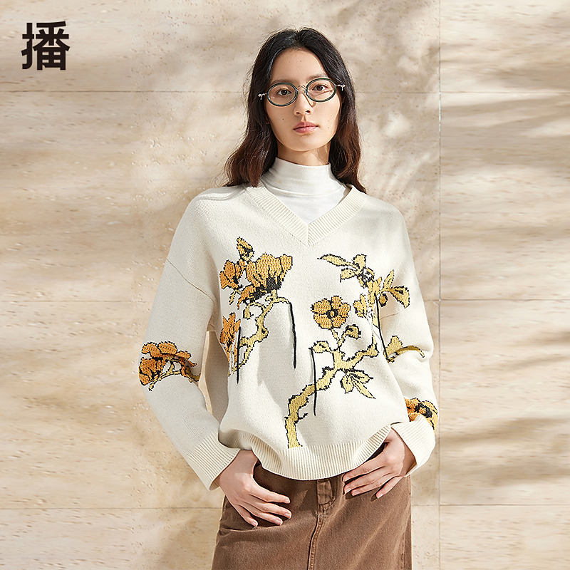 时尚保暖秋冬精致上衣外搭罩衫薄款播毛衫BDR1SD0405