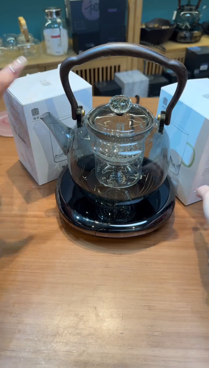 【闪购商品】1小坐电陶炉银灰+福容文会壶烟灰