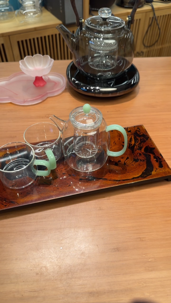 【闪购商品】1福容秦钟壶-带滤300ml+佰享对杯浅玉