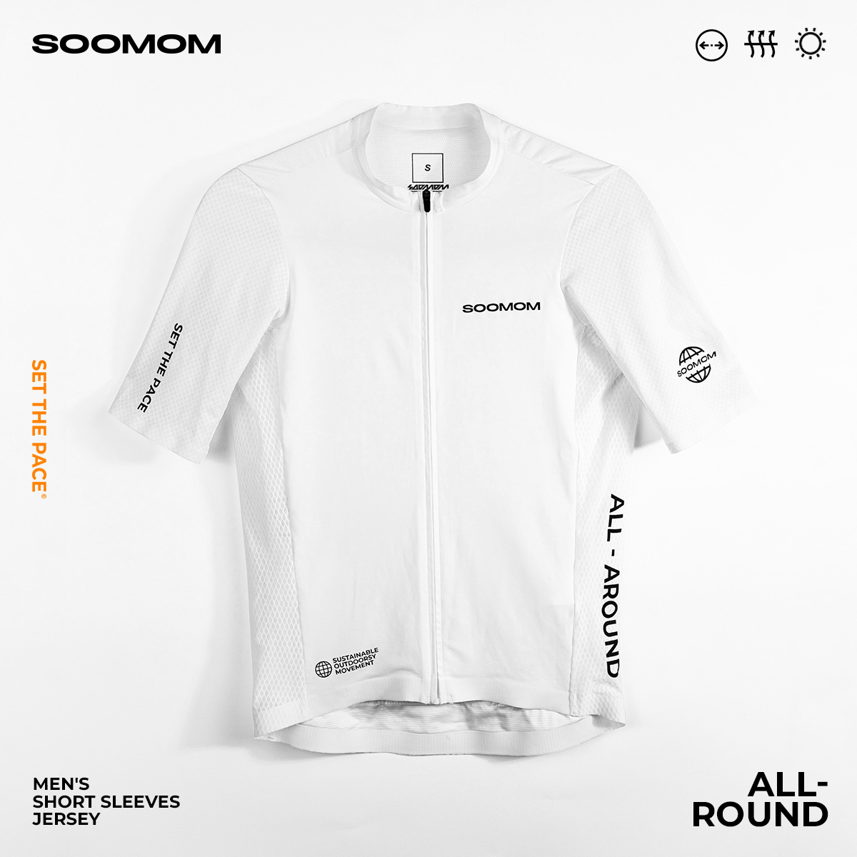 SOOMOM|ALL-ROUND男士公路车骑行短袖骑行服A1
