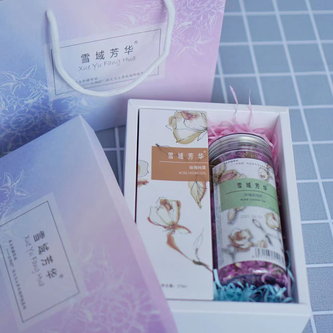 雪域芳华玫瑰纯露花茶礼盒