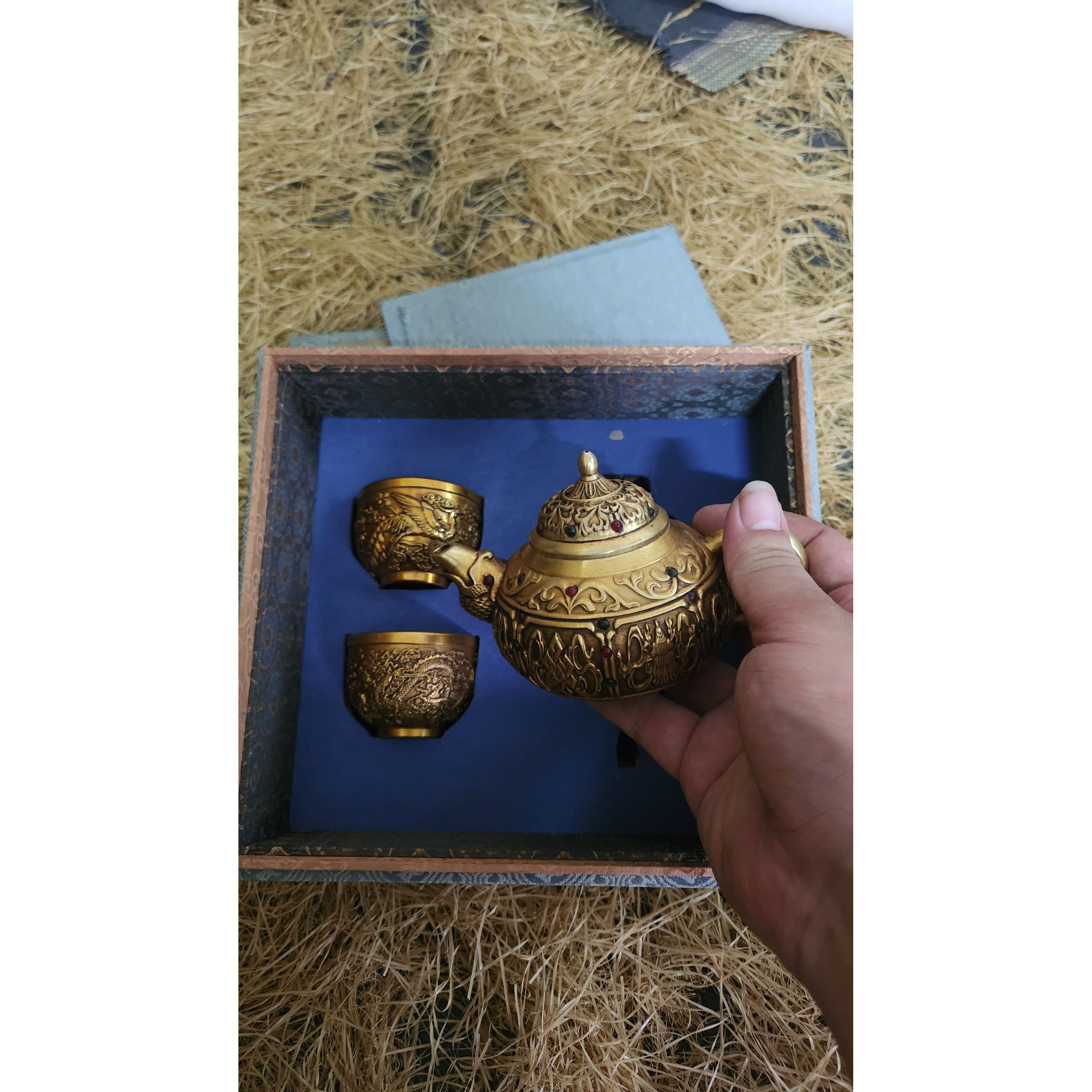 黄壶3件套摆件[名宛苑百货店]