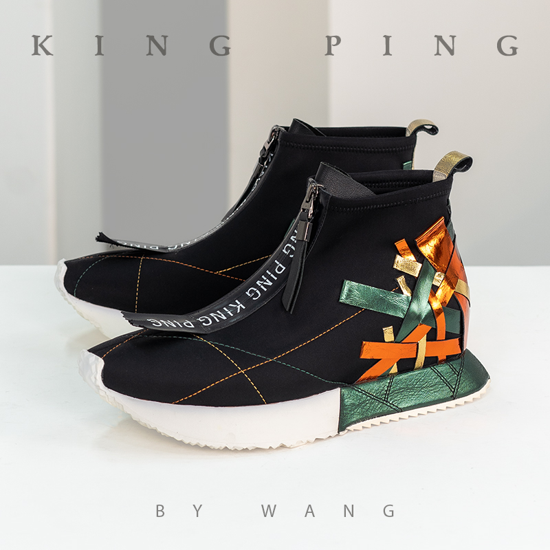 《生长》KING PING By WANG原创设计男鞋手工定制休闲运动鞋百搭