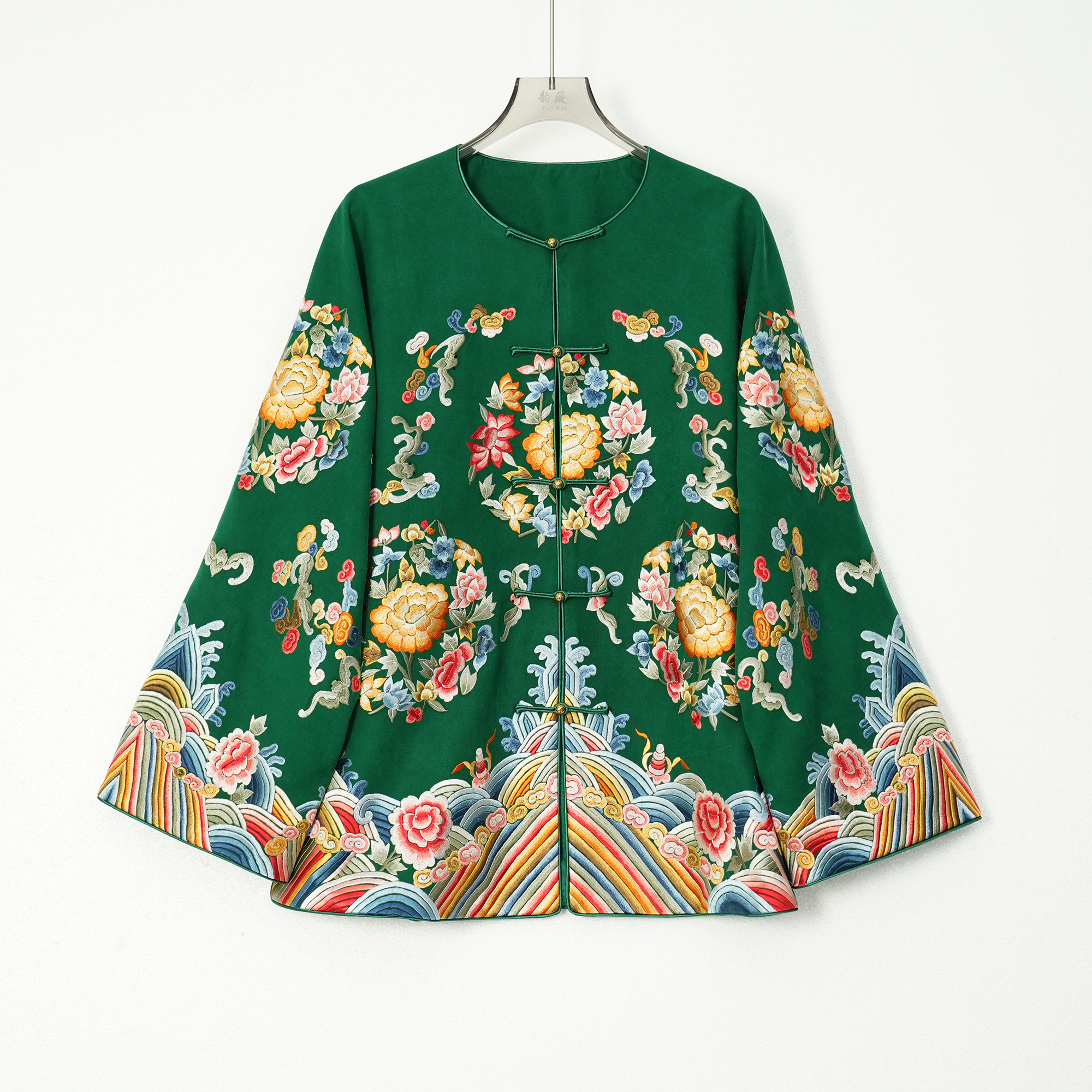 香云纱女士上衣中国风传统国风中式重工刺绣复古百搭太太服