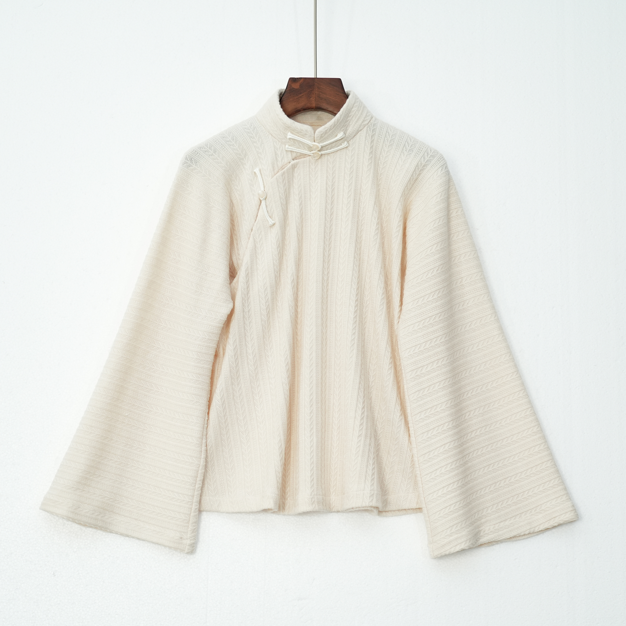 秋冬女生上衣中国风传统国风中式针织打底百搭时尚