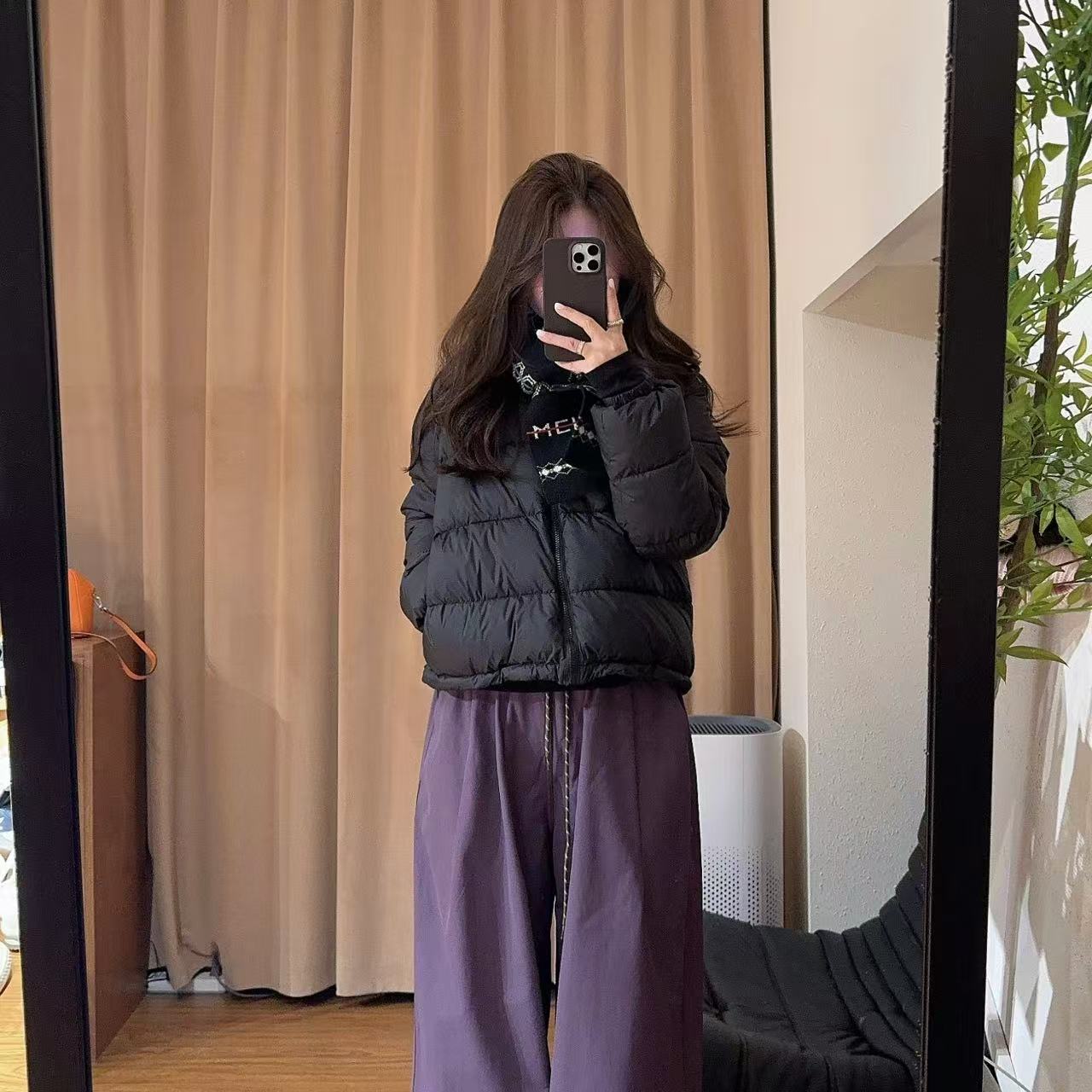 82888余小鱼 三色立领羽绒服下摆抽绳百搭时尚拉链加厚冬季女装