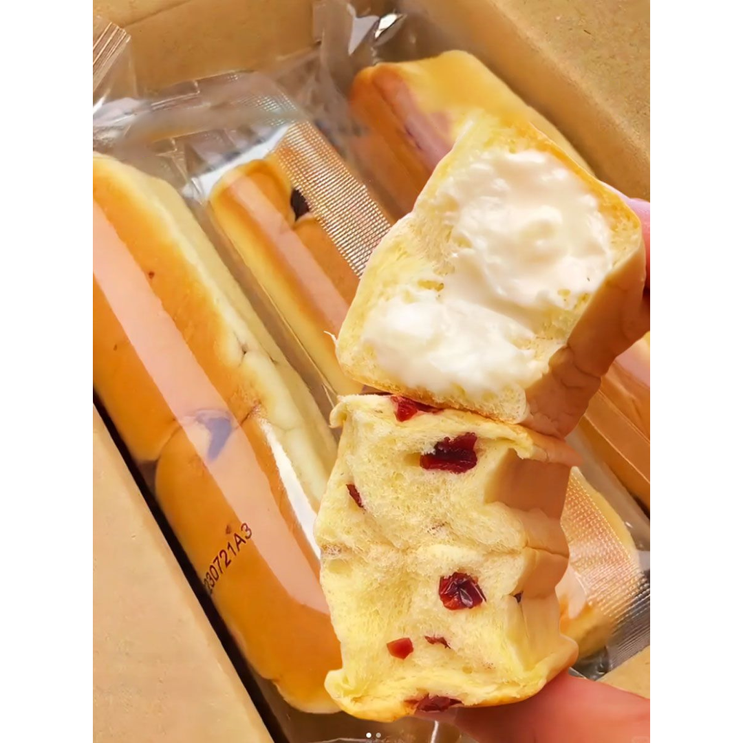 水牛乳蛋白棒夹心面包美味早餐水牛奶味软面包宿舍休闲解馋小零食
