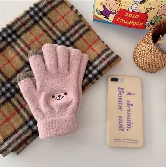 【两元包邮福利品】手套儿童冬季加绒保暖户外防寒学生触屏毛绒手套