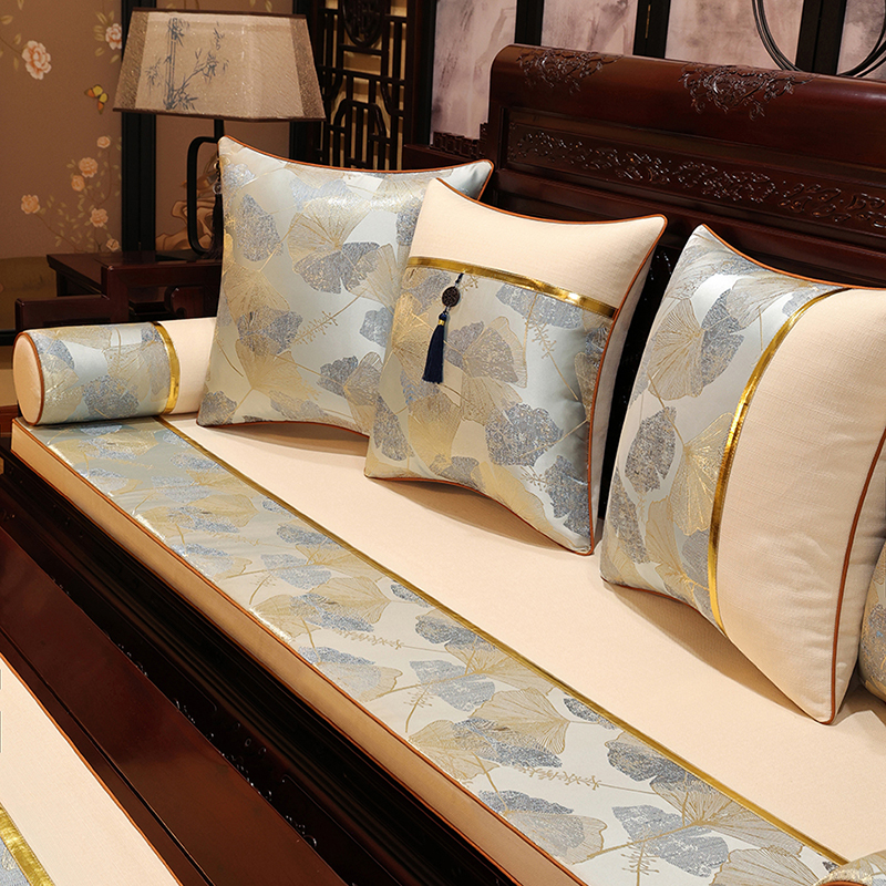 【银杏】新中式红木沙发垫坐垫实木沙发四季通用防滑红木沙发坐垫