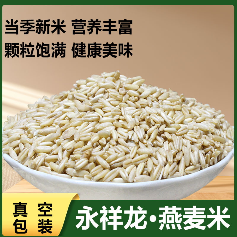东北燕麦米燕麦仁东北五谷粥燕麦粒粗粮杂粮真空包装新粮农家自种