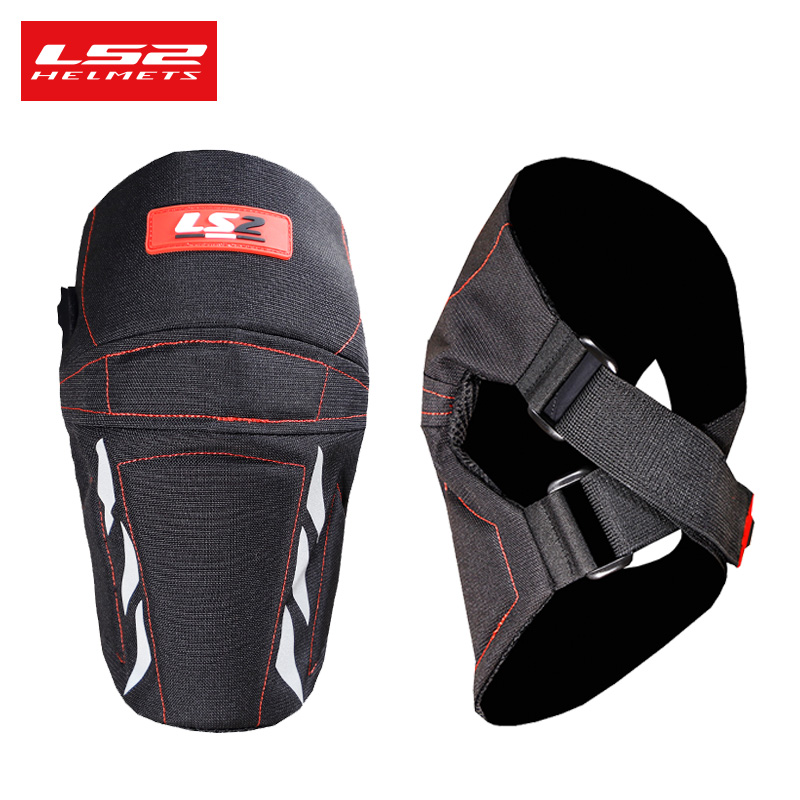 LS2摩托车骑行护膝防摔骑士装备冬防风保暖护腿机车护具男女四季
