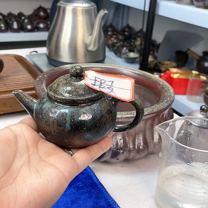 紫砂茶杯柴烧杯子壶130c