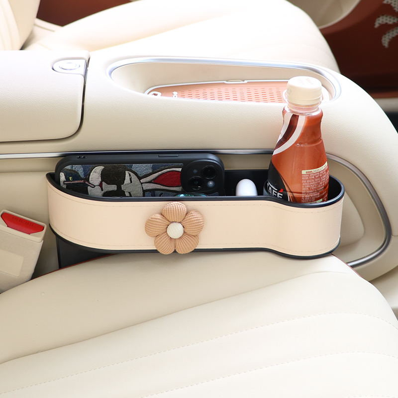 汽车夹缝收纳盒车内座椅缝隙多功能ins可爱中间置物盒车载储物盒