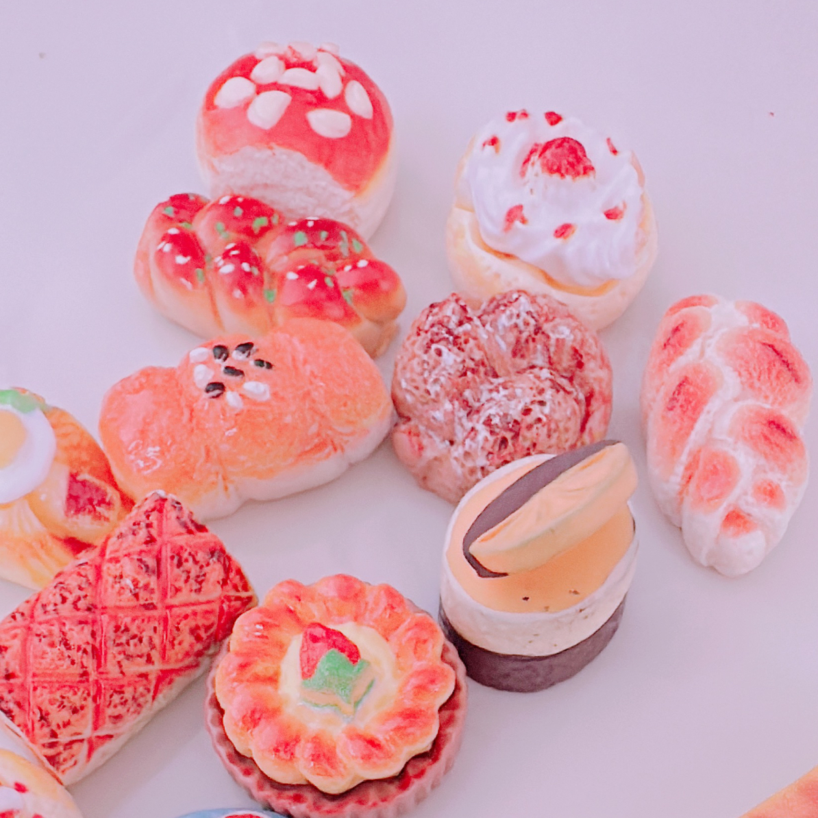 高颜值仿真食玩树脂摆件解压