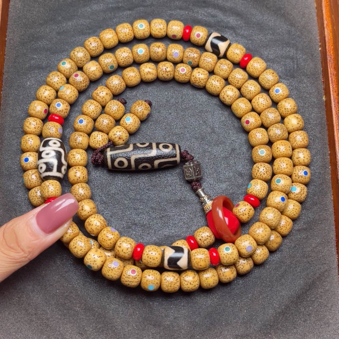 星月菩提吊坠多宝镶嵌星月