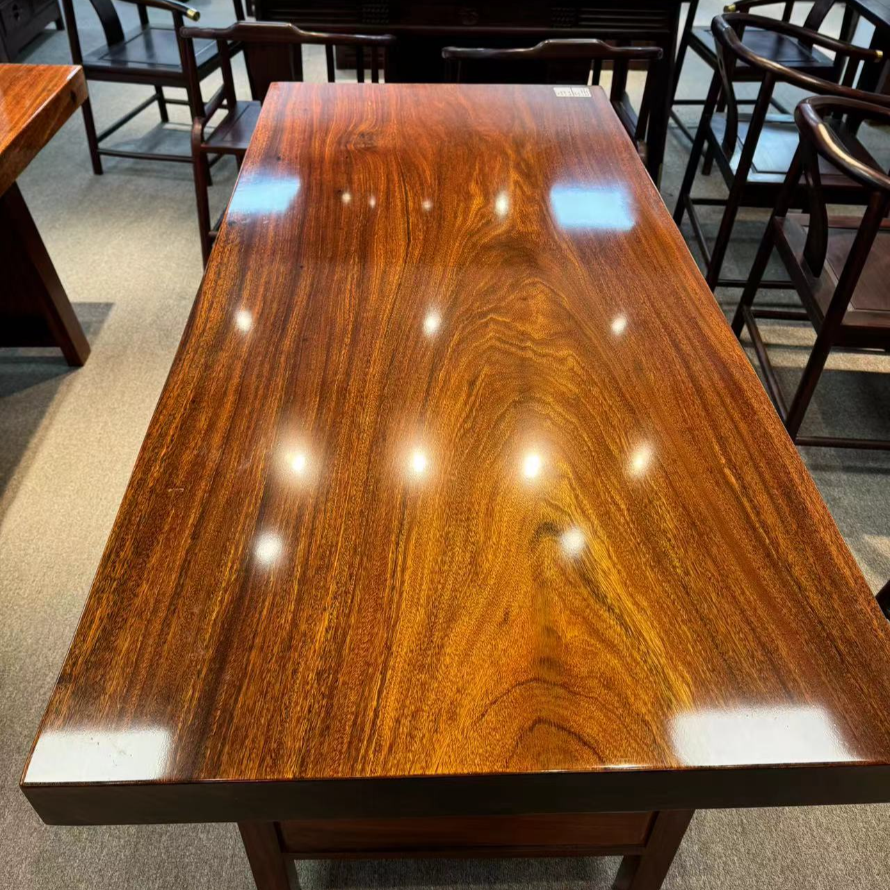 奥坎大板茶桌办公桌多功能