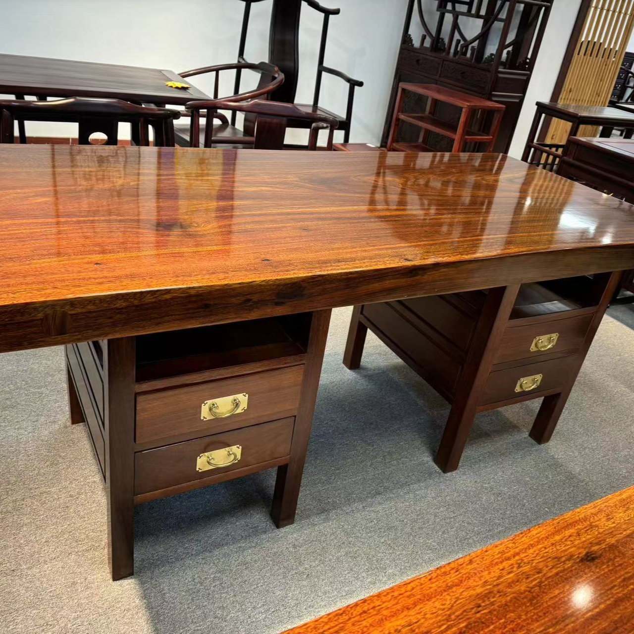 奥坎大板台实用茶台办公台