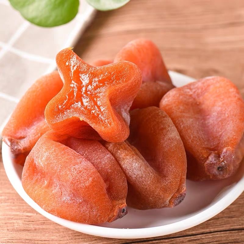 【霜降吊柿饼】广西恭城吊柿饼香甜柿子天然晾晒流心圆柿饼2/3/5斤