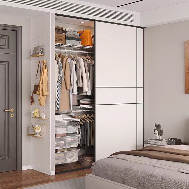 桓保金属衣柜衣帽间配套移门推拉门定制【按平方核算】