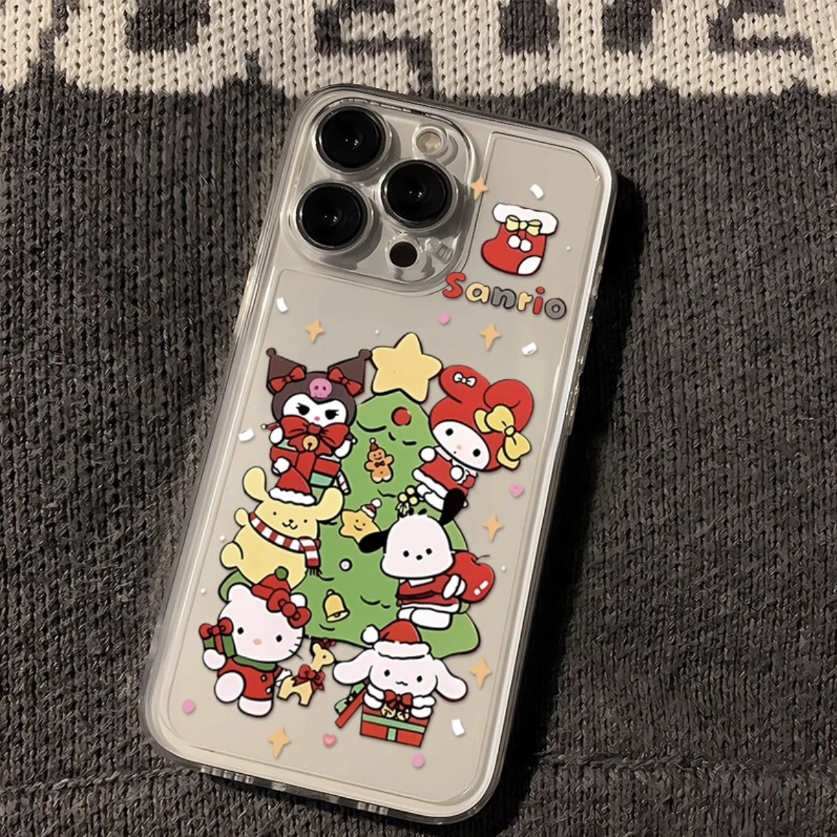 趣味圣诞帕恰狗适用iphone15/13苹果14手机壳华为viv小米oppo软套