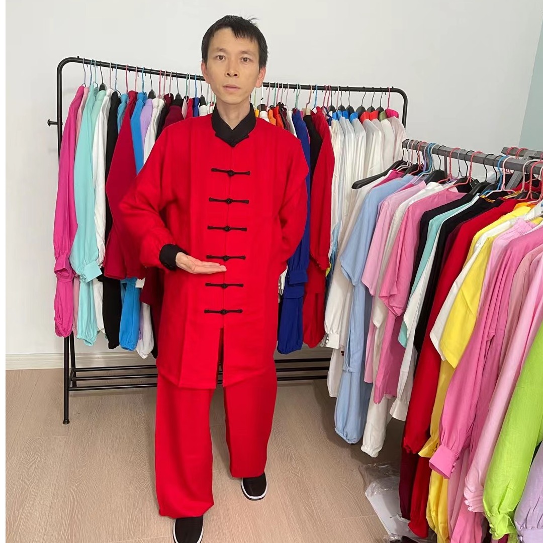 断码特价加厚棉麻长袖太极服武术服！特价清仓捡漏！无质量问题不退