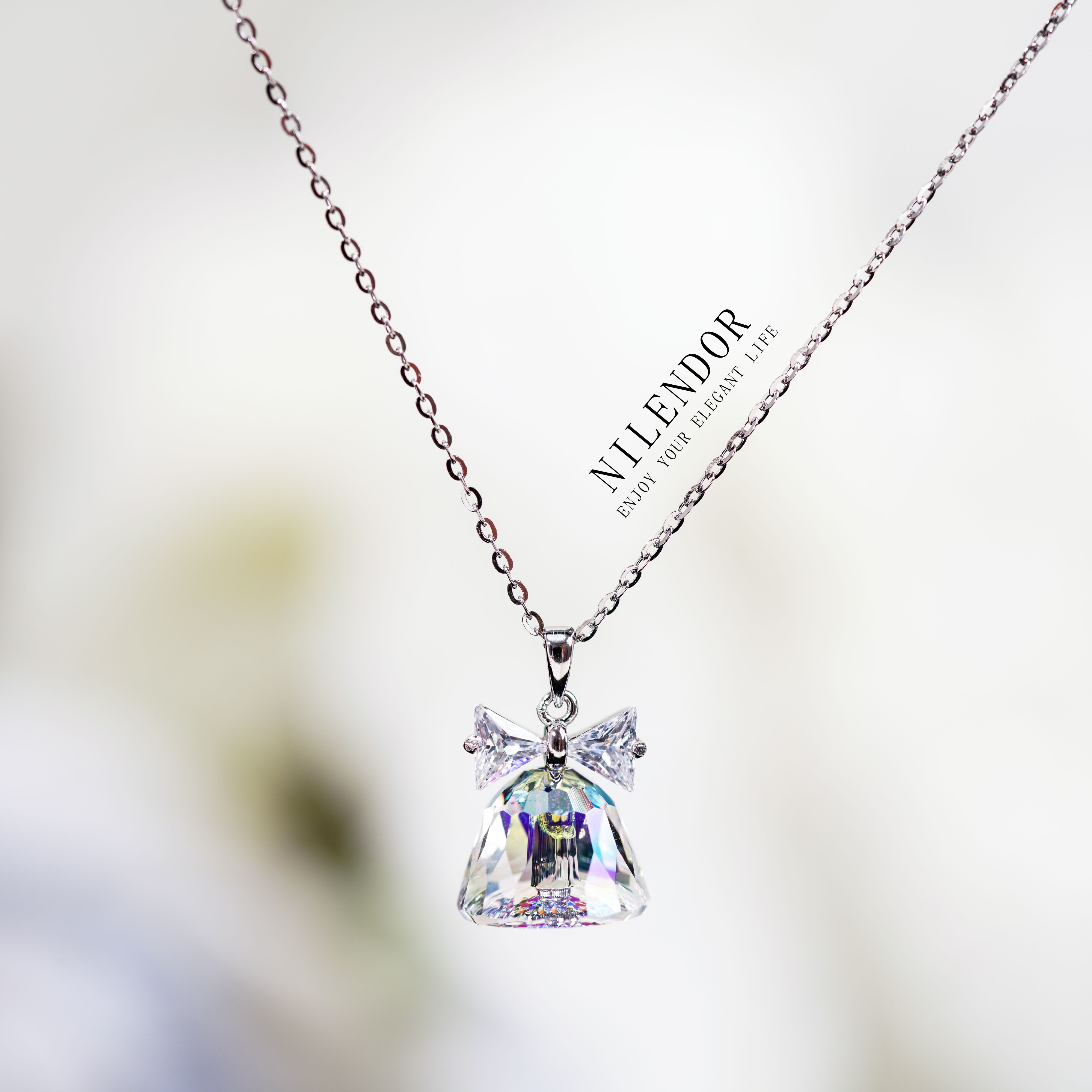 NILENDOR/昵兰XL-12时尚甜美气质铃铛项链