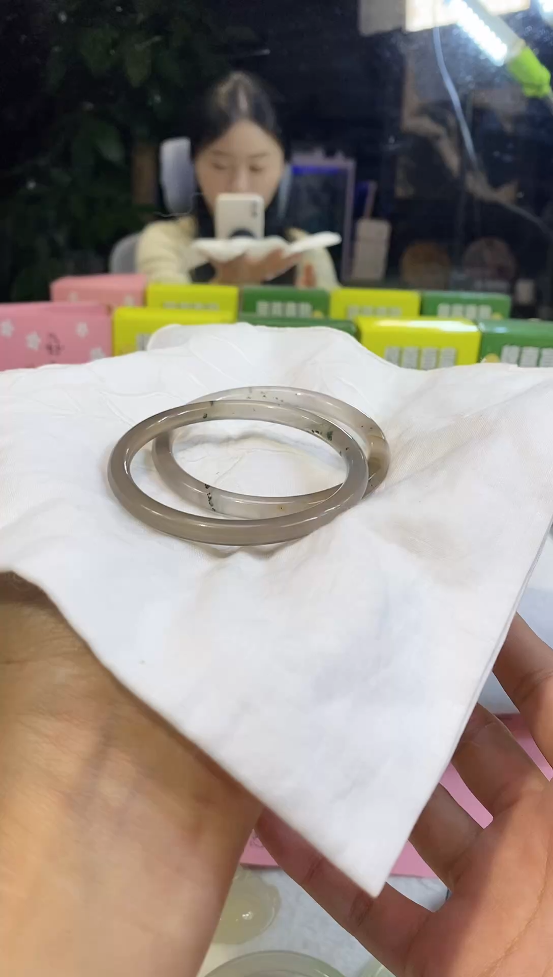 【闪购商品】玛瑙/玉髓手镯未镶嵌天然玛瑙