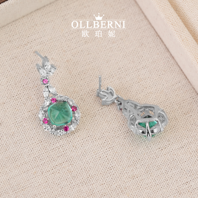 OLLBERNI/欧珀妮 铜合金耳饰 设计师轻奢精致耳环女-5565