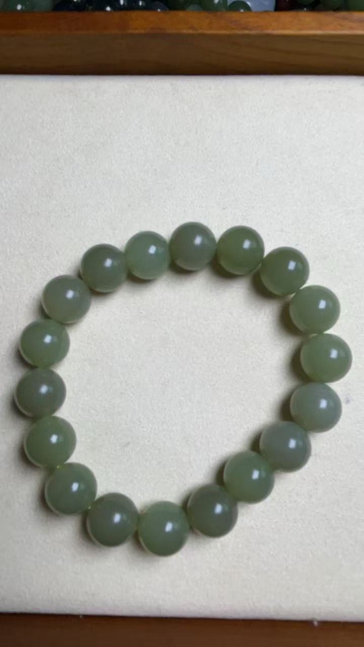 和田玉青海料手串