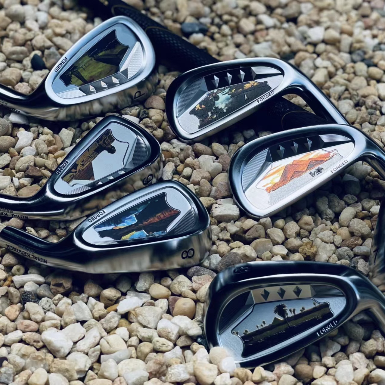 Royal kentack 本间高尔夫铁杆组 法老系列铁杆组 埃及名胜版铁杆