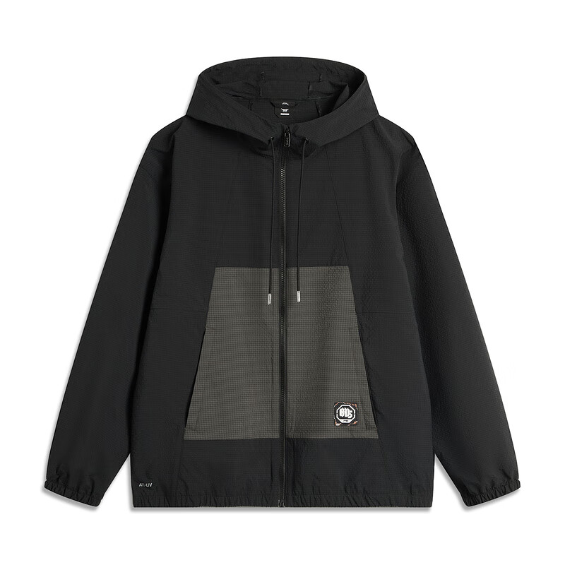 LI-NING/李宁篮球系列反伍BADFIVE男子防晒宽松运动风衣AFDU211-1