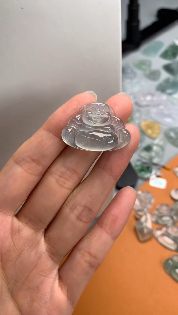 【闪购商品】翡翠颈饰未镶嵌20.8-29.7-5.4