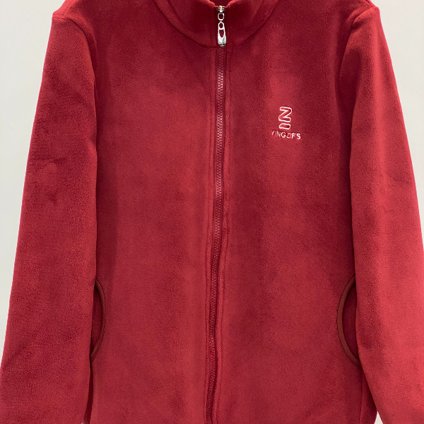 欧美姿2024年秋冬时尚休闲百搭保暖摇粒绒外套