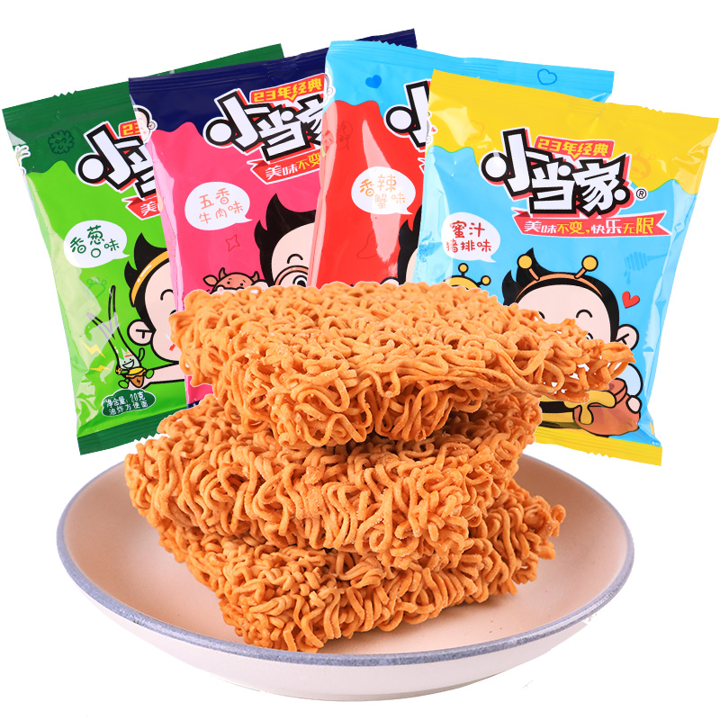 小当家干脆面儿时味道糕点卫龙正宗天津宁安BESTORE/良品铺子点心