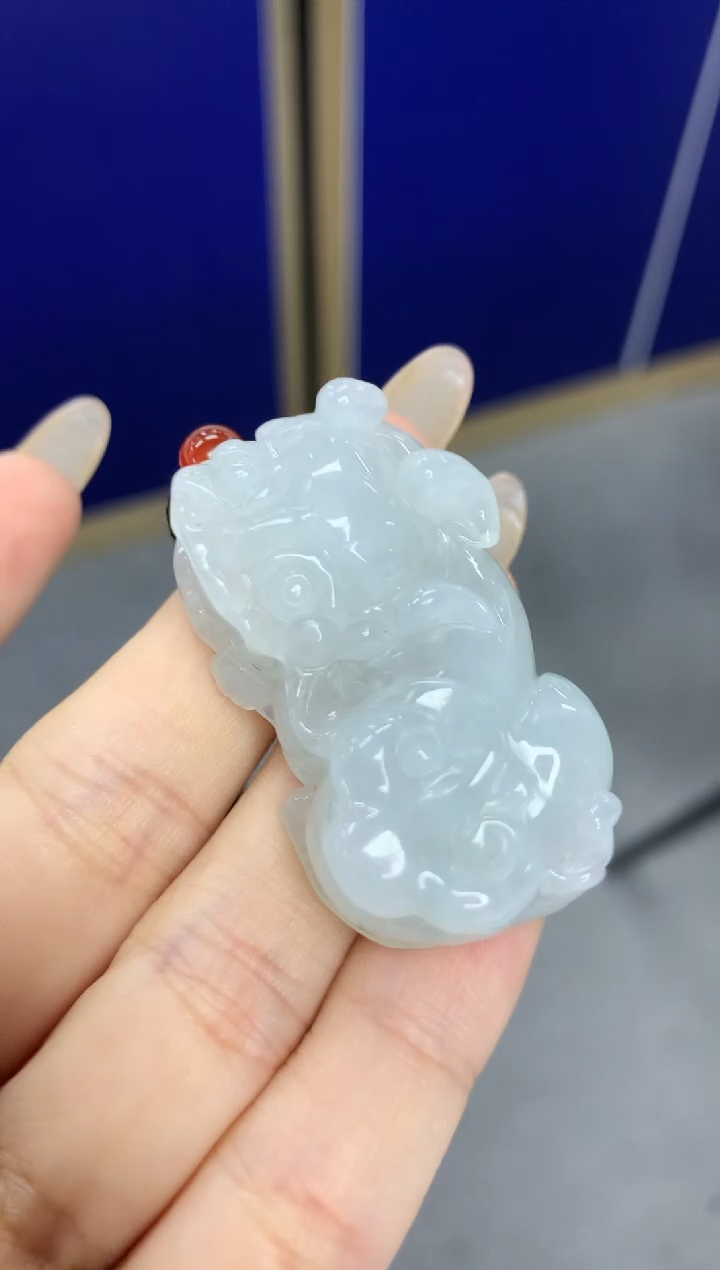 【闪购商品】翡翠颈饰未镶嵌PX525貔貅