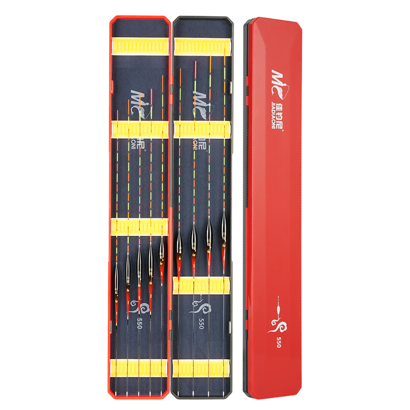 佳钓尼征服装漂盒鱼漂大容量耐用垂钓红色漂盒