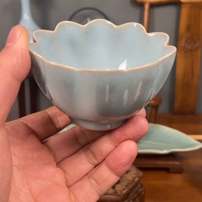【闪购商品】瓷杯莲花杯
