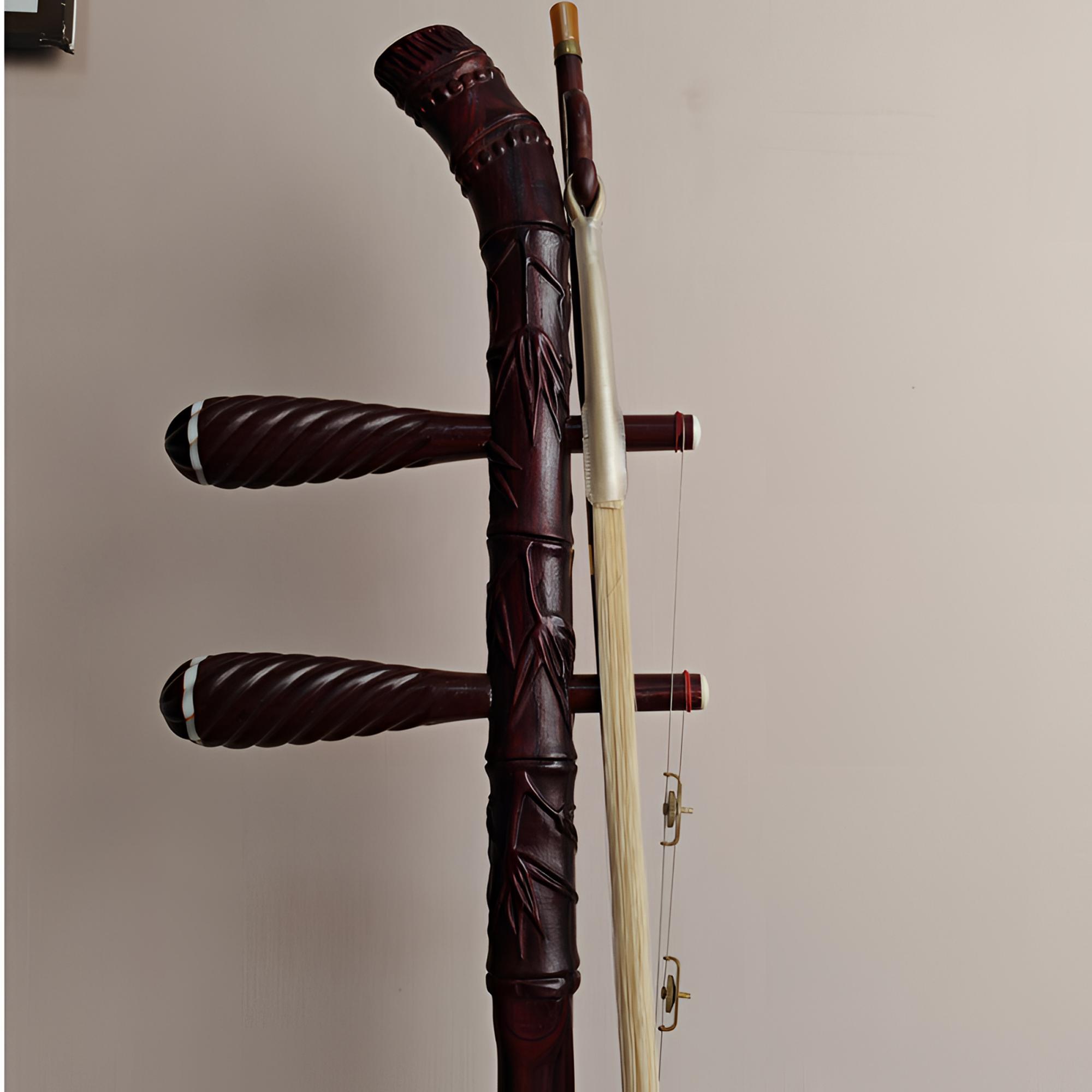 紫檀竹节头水蟒花鼓大筒