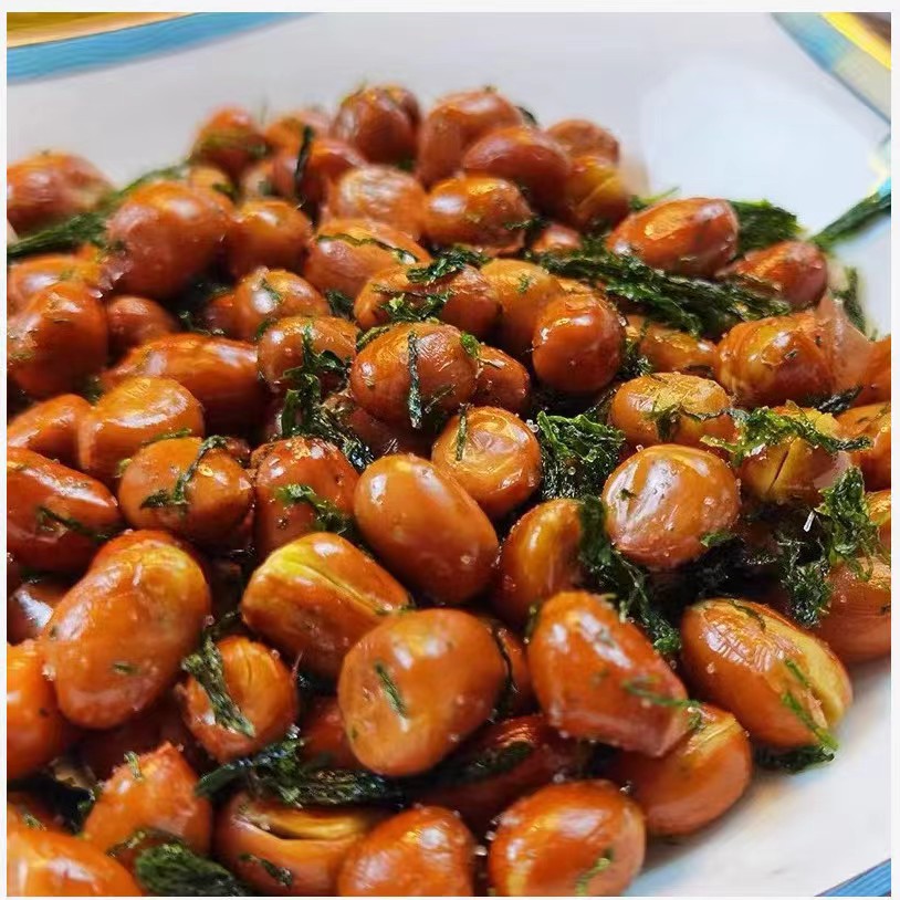 香菜鲜香脆香花生米香酥脆方便即食下酒菜休闲健康网红年货小零食