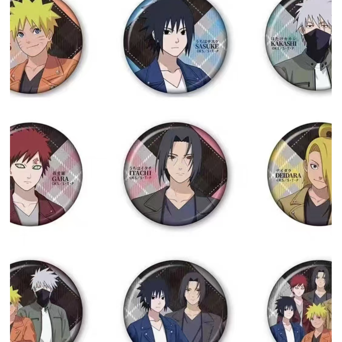 火影忍者，正版日谷，西装潮服系列，盲盒，吧唧，谷子，拆卡