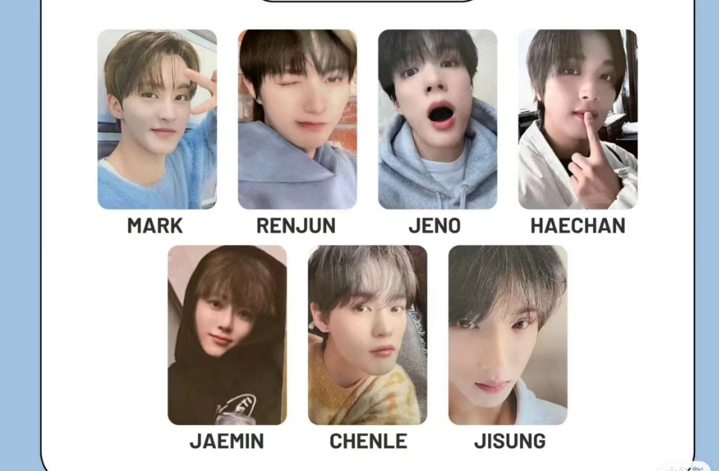 NCT 特典小卡合集