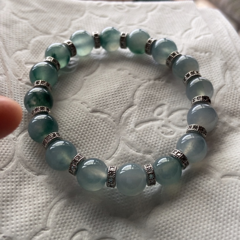 【闪购商品】翡翠手链未镶嵌简****3