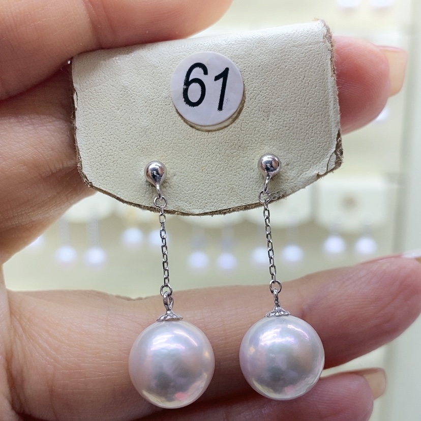 【闪购商品】淡水珍珠耳饰银S925镶嵌