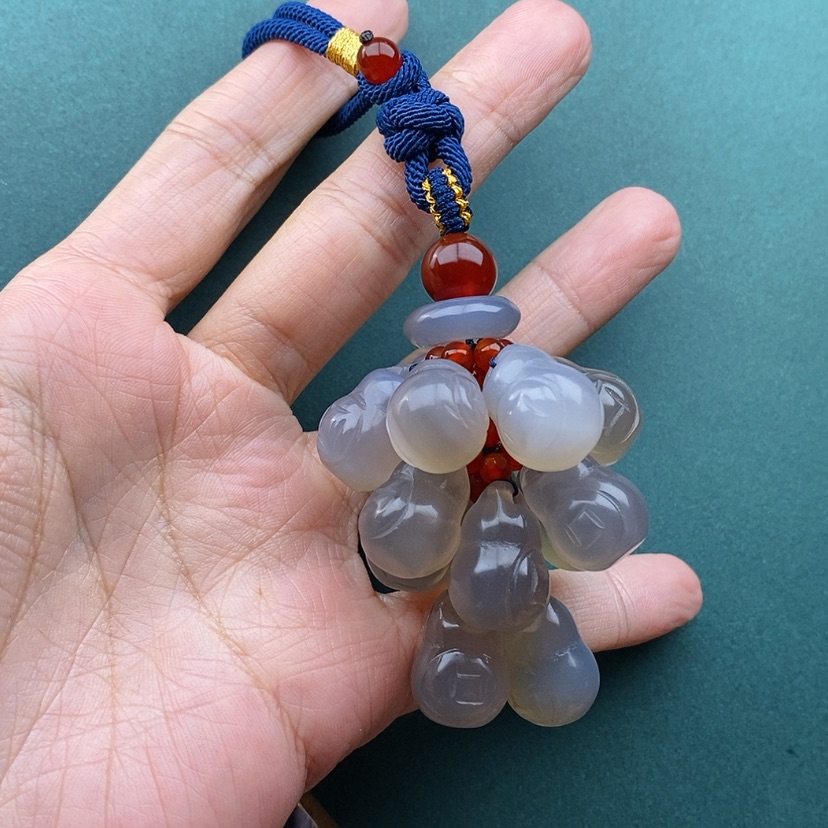 【闪购商品】玛瑙/玉髓车挂未镶嵌徐*萍