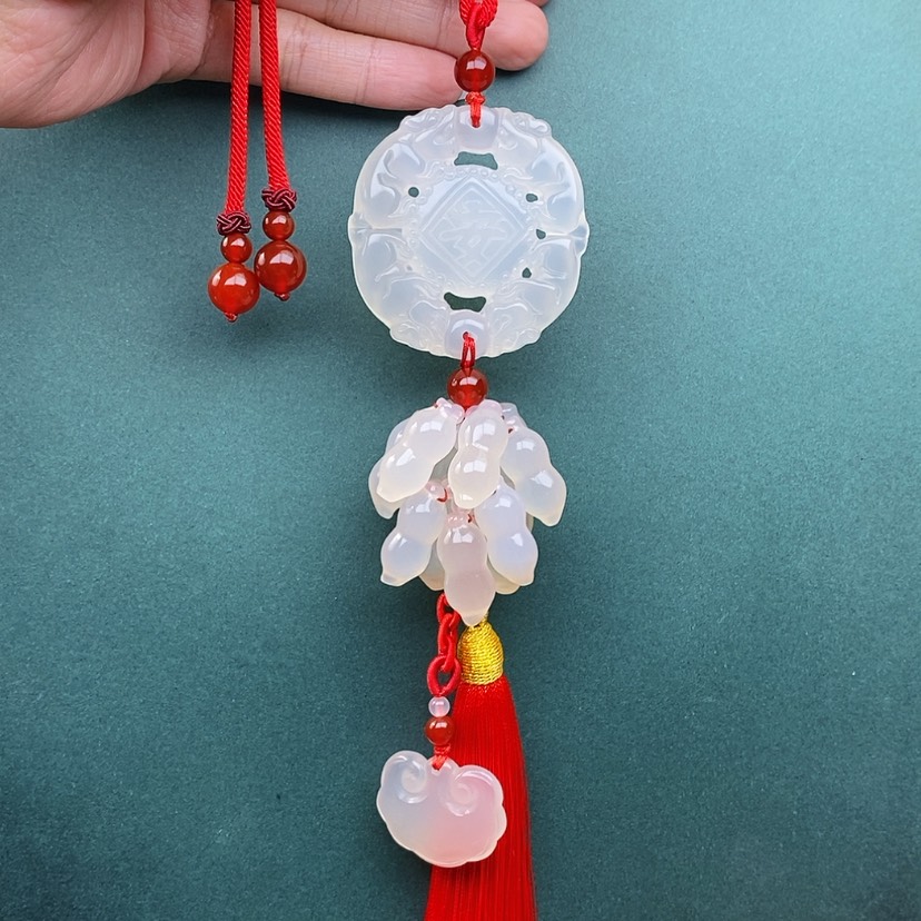 【闪购商品】玛瑙/玉髓车挂未镶嵌?****