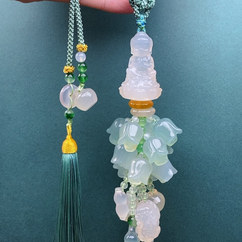 【闪购商品】玛瑙/玉髓车挂未镶嵌Y*