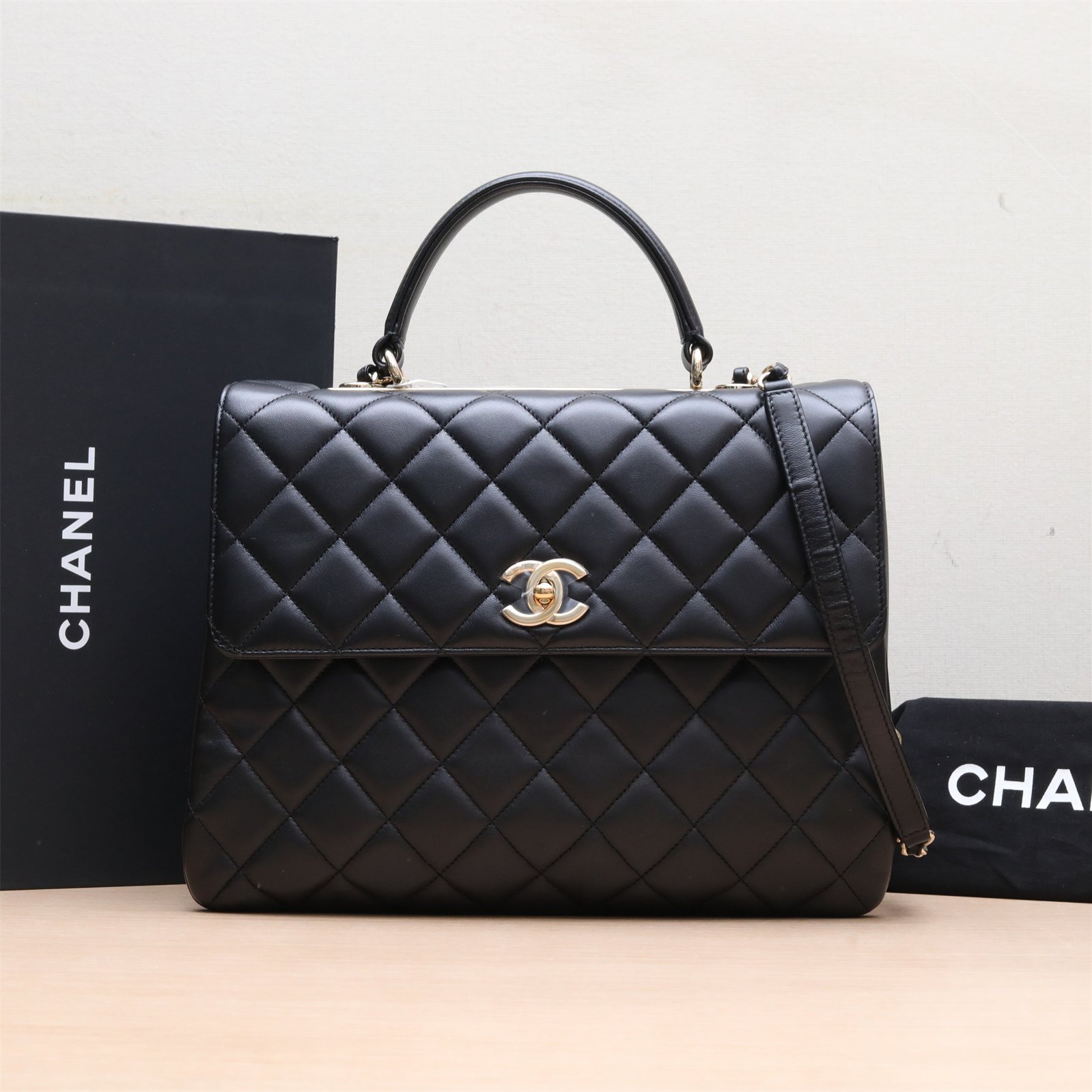 95新 Chanel/香奈儿 新粉活动 412488 Trendy CC风琴包 大号 20开